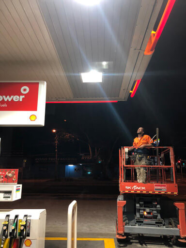 Shell Service Station Bowser Canopy Repair